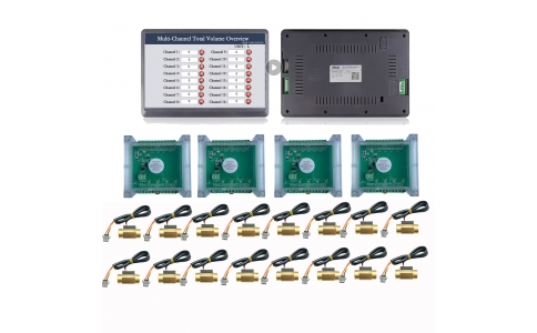 多路水流量監(jiān)控系統(tǒng)
